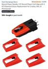 Banpa 5 Piece Record Player Needle With One Cartridge New. Price: $10.00.