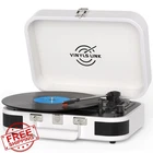 Vinyls Link Bluetooth Record Player White New. Price: $78.99.