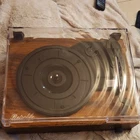 Retrolife Brown Record Player Turntable R610 Power/bt Volume Control Used. Price: $25.50.
