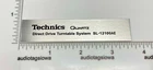 Technics SL-1210 Gae Turntable Replacement Badge Custom Made Silver Aluminum New. Price: $8.95.