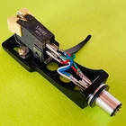Shure M91E Cartridge W/ New Stylus And Technics Style Black Turntable Headshell Used. Price: $79.95.
