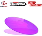Turntable Mat-acrylic Slipmat For 12" Vinyl Lp Record Players Purple Lit New. Price: $20.99.