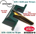 SS78E SS35C Diamond Stylus Rpm For Analogis Shure SC35C M70BX M78S N78S New. Price: $56.41.