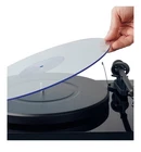 Hudson Hifi Bluelit Acrylic Turntable Mat 11.75" Anti-static Open. Price: $27.49.