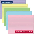 5X7 Colored Index Cards, 100 Pack Heavy 160GSM Flash For Studying - Colleg New. Price: $21.32.