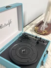 Retrolife R610 Suitcase Turntable Record Player Blue 33/45/78 Rca Headphone Open. Price: $22.00.