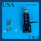 2PCS For Technics 1200 1210 MK2 Phono Stylus Cartridge Unit Turntable Headshell New. Price: $28.40.