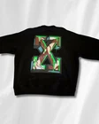 Off-white Green Camo Dripping Arrow Hoodie Size New. Price: $220.00.
