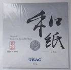 Teac Washi Reversible Turntable Sheet (stone Paper) TA-TS30UN-BW New. Price: $49.99.