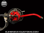 Custom Tone Arm Assembly Technic 1200 Black & Red 24KT Gld Rcas Internal Ground Used. Price: $439.95.