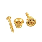 Allparts AP-6695-002 Gibson Style Gold Strap Buttons. Price: $18.42.