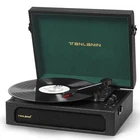Tanlanin Vinyl Record Player Bluetooth Built-in Speakers Bass/treble Control New. Price: $104.58.