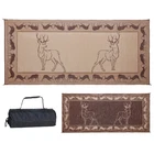 Stylish Camping PE1 Black /brown/beige X 18-FEET Deer Mat New. Price: $115.46.