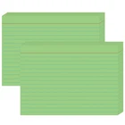 5X7 Green Flash Cards (100 Pack), Heavyweight 160GSM Index For Te... New. Price: $21.12.