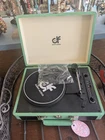 Danfi Audio Portable Turntable Record Player Green Black Case Stylish Design New. Price: $110.00.