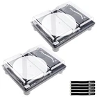 Decksaver Technics SL-1200 / Pioneer PLX-1000 Style Turntable Hard Covers Pair New. Price: $149.40.