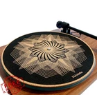Tazstudio 4MM Cork Turntable Mat Geometric Psychedelic Black Light New. Price: $42.74.