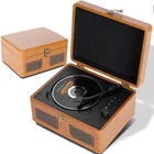 Retrobeat Time Vintage Portable Music Box Cd With Speakers, Bluetooth Brown New. Price: $59.69.
