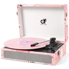 Danfi Audio Df Vinyl Record Player Bluetooth Built-in Speakers Vintage Portable New. Price: $104.58.