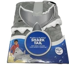 Jay Franco Plush & Playful Shark Tail Kids Throw Blanket Gray Soft 22.5X55 New. Price: $12.99.