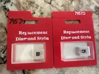 Audio Technica ATN95, ATN3400, ATN95E Record Replacement Needle Empire Lot (2) Open. Price: $34.00.