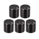 Uxcell 5PCS Potentiometer Knob Knurled Shaft Black Aluminum Smooth Surface Rotar New. Price: $9.70.