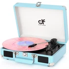 Vinyl Record Player With Built-in 2 Speakers Vintage 3-SPEED Portable Bluetoo... New. Price: $65.17.