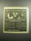 1974 Audio-technica Stereo Cartridges Advertisement AT12S AT15S AT20SL AT14S Used. Price: $19.99.