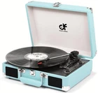 Record Player With Built-in 2 Speakers Vintage 3-SPEED Portable Blu... Fast Ship New. Price: $66.99.