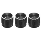Uxcell 3PCS Potentiometer Knob Knurled Shaft Black Aluminum 15MMX13MM, New. Price: $9.87.