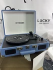 Vinyl Record Player 3-SPEED Bluetooth Portable Suitcase Belt-driven Pl... Open. Price: $75.00.