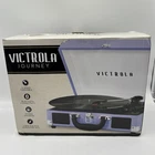 Victrola Journey Bluetooth Portable Suitcase Record Player- VSC-550BT- Lavender Open. Price: $29.95.