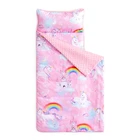 Wake Cloud - Toddler Nap Mat Pillow And Minky Fleece Blanket For Kids Girls New. Price: $33.83.