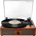 Vinyl Record Player Bluetooth Vintage 3-SPEED Portable Turntables With Built-... New. Price: $46.65.