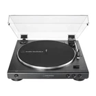 Audio-technica AT-LP60X Fully Automatic Belt-drive Stereo Turntable Black New. Price: $179.00.