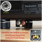 Technics SL-1200/1210 Rca Kit With Internal/external Ground Switch New. Price: $97.00.