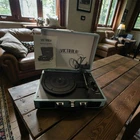 Victrola VSC-550BT Suitcase Record Player With Bluetooth Turntable No Stylus Used. Price: $18.00.