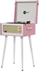 Retro Bluetooth Record Player With Built-in Speakers & Removable Legs Pink/whi New. Price: $282.99.