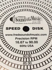 Record Player Strobe Mat Made In Usa 60HZ All Speed Disc Best Accuracy SKU6398 New. Price: $13.95.