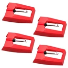 Digitnow Record Player Needles, 4 Technics Turntable Pack, Red New. Price: $9.59.