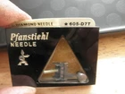 Pfanstiehl Diamond Needle Nos 605-D7T Replaces: Pickering D1507-AT-3 D-AT-3 Open. Price: $49.95.