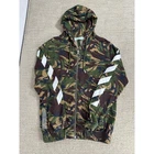 Off-white Camo Zip Up Hoodie SS18 Temperature Arrows Green Mens Pre-owned. Price: $250.00.