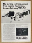 1981 Stanton 980LZS Cartridge Vintage Print Ad Unspecified. Price: $9.99.