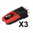 3 Pcs Vinyl Turntable Cartridge With Needle Stylus For Vintage Lp Record Player New. Price: $8.99.