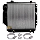 Radiator With Universal Oil Hose Clamps Kit For 1987-2006 Jeep Wrangler New. Price: $71.37.
