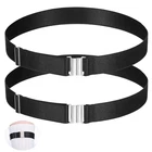 Jxiwfvl 2PCS Women's Thigh Garter Belt, Adjustable Elastic 13.7-27.5IN, Black New. Price: $7.14.
