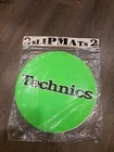 Slipmatz "technics" Dj Mats (1-PAIR) Neon Green For Vinyl Record Turntable New. Price: $31.91.
