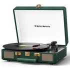 Vintage 3-SPEED Bluetooth Record Player, Portable Suitcase Turntable With Bui... New. Price: $94.56.