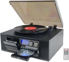 10 Vinyl Record Player 3 Speed Bluetooth Vintage Automatic Turntable Cd Ca New. Price: $239.99.