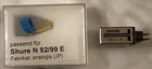 Shure T40-4 P-mount Cartridge And New After Market N99E Stylus In Case Used. Price: $93.74.